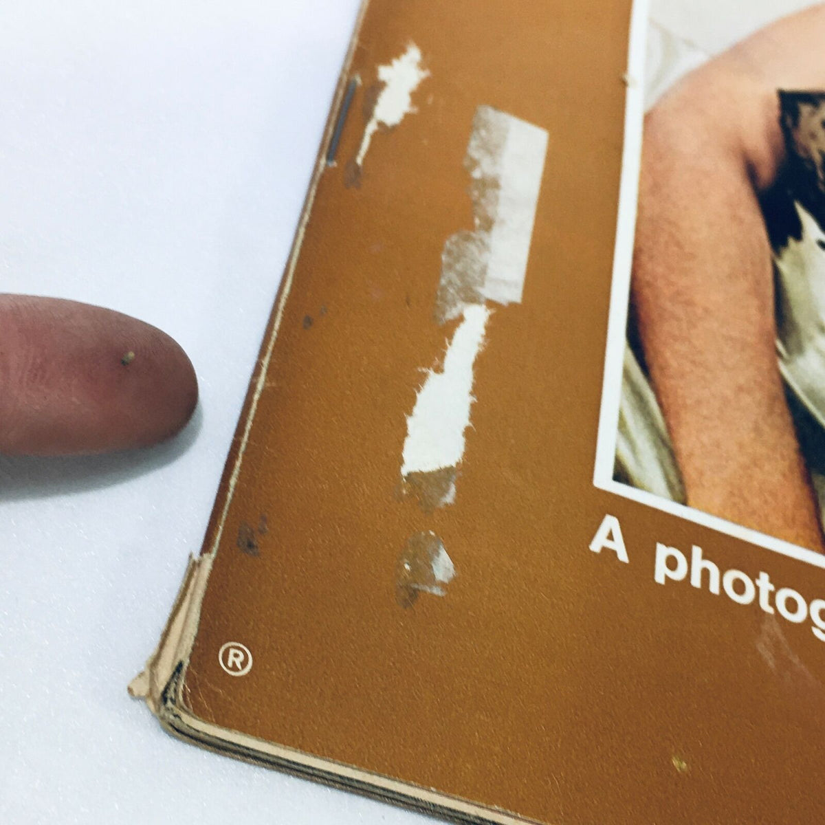 Detail view of the edges of VTG Life Magazine September 8, 1972, illustrating minor wear and age, emphasizing its collectible value.