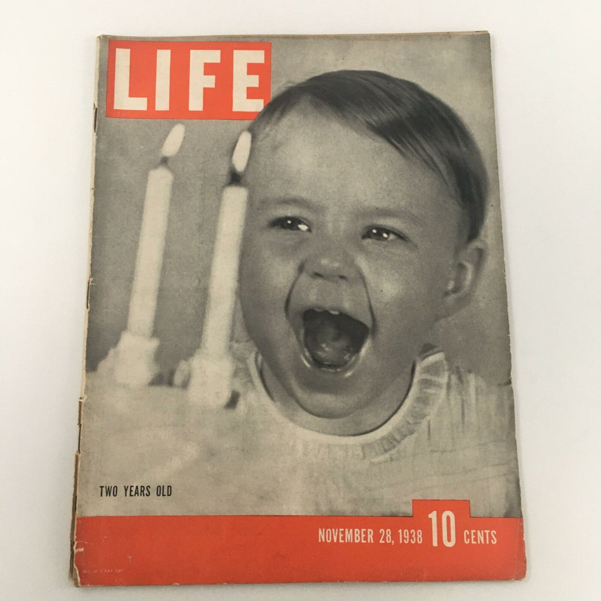 VTG Life Magazine November 28, 1938 featuring Lynne Geraldine Daniels at age two, showcasing nostalgic elements of American culture from the late 1930s.
