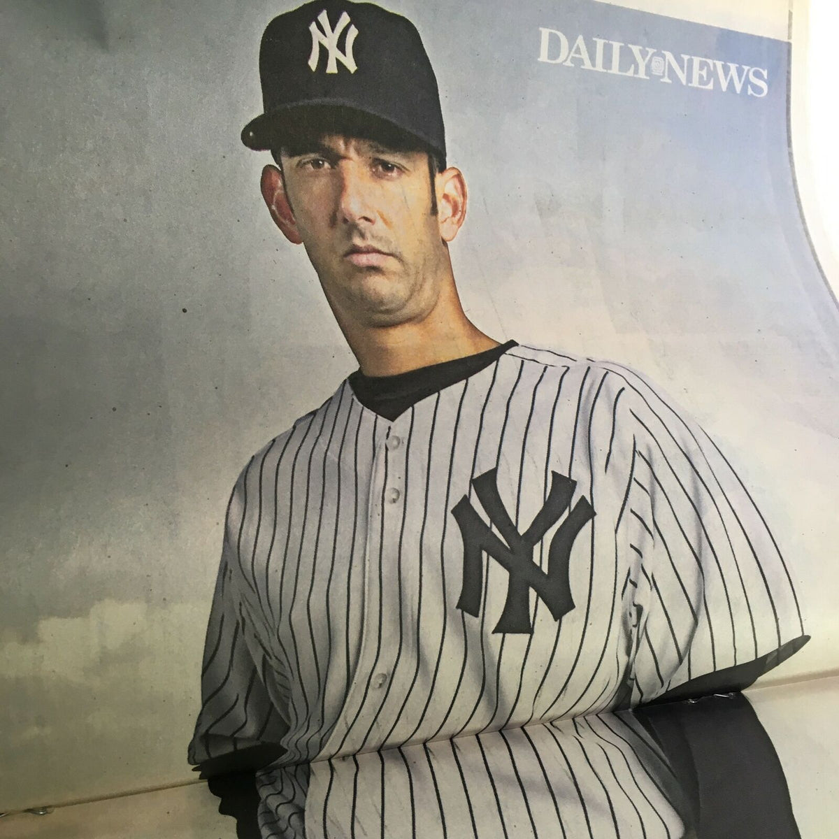 New York Daily News March 28 2010 - Modern Yankee Hero Jorge Posada posed in his Yankees uniform, highlighting his focused expression.