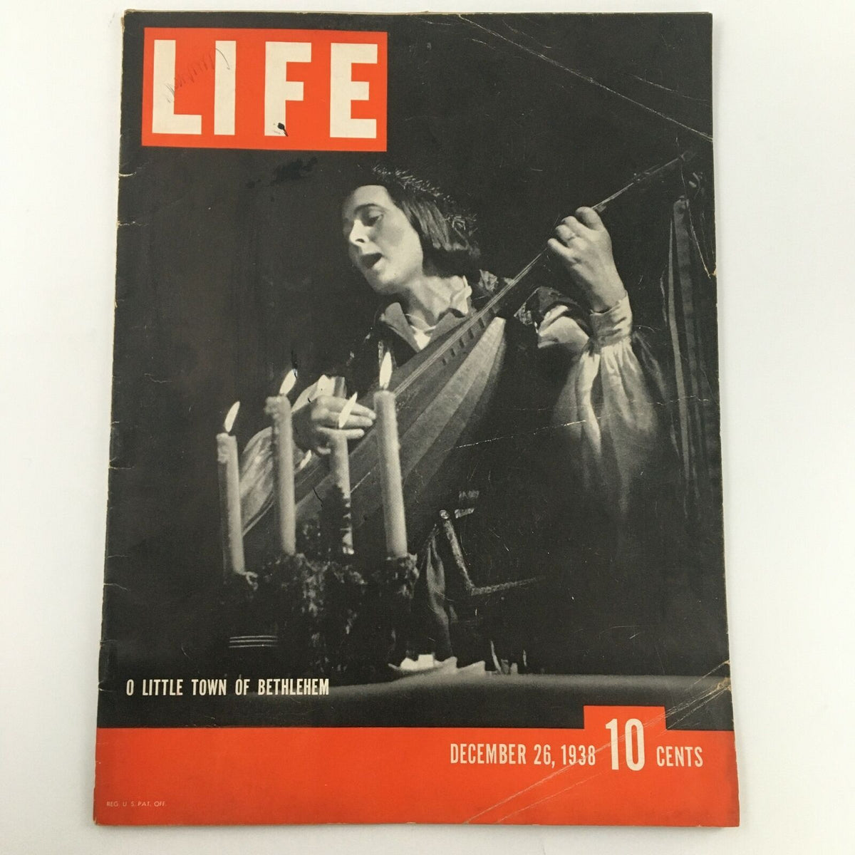 Life Magazine December 26 1938 Featuring O Little Town of Bethlehem - Vintage Holiday Collectible