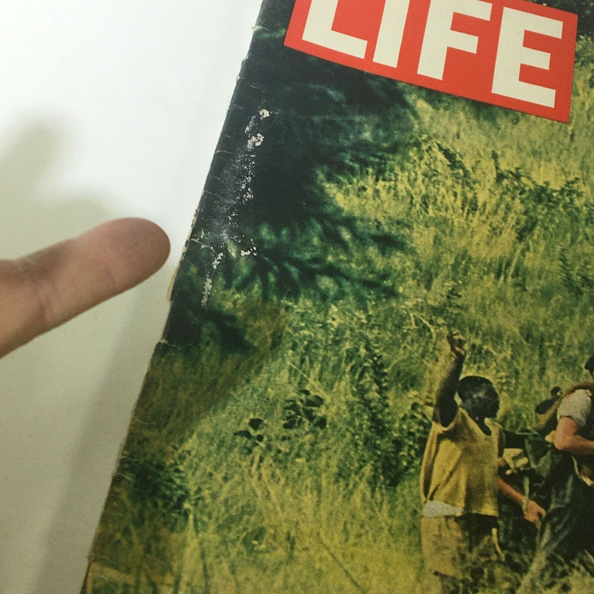 Cover of VTG Life Magazine February 7, 1964, showcasing a scene related to Tanganyika and British Commandos, highlighting vintage design elements and historical context.
