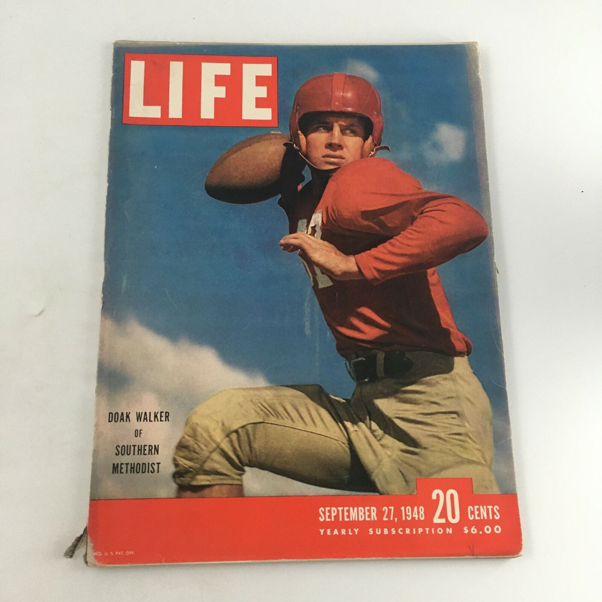 Life Magazine September 27 1948 Featuring Doak Walker NFL Detroit Lions Sports History
