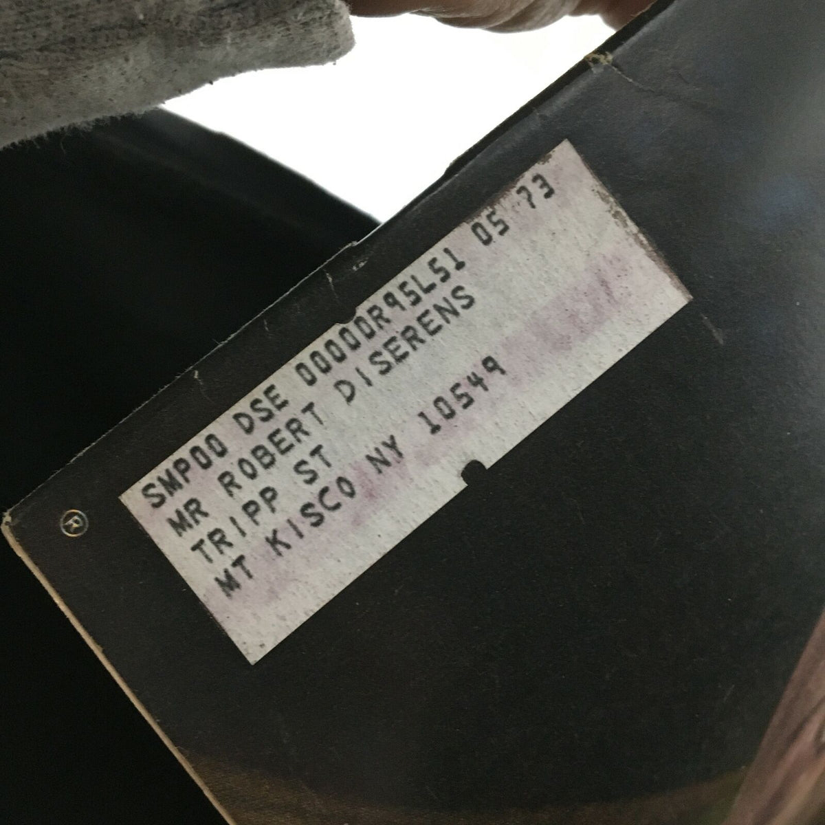 Back cover of VTG Life Magazine from April 24, 1970, displaying an address label associated with the magazine, connecting it to its previous owner.