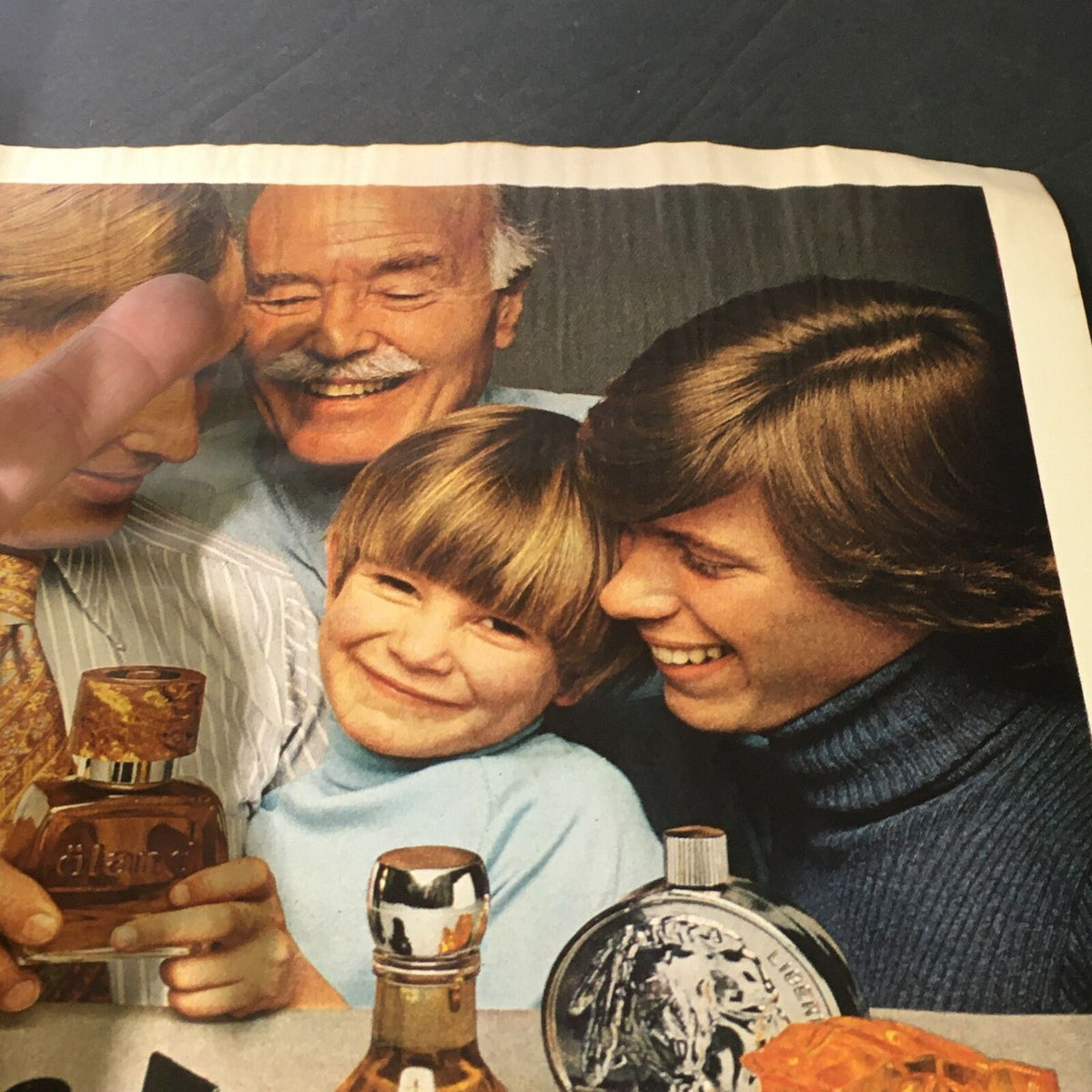 Inside page of the VTG Life Magazine April 30 1971 featuring four smiling individuals and showcasing period photography.