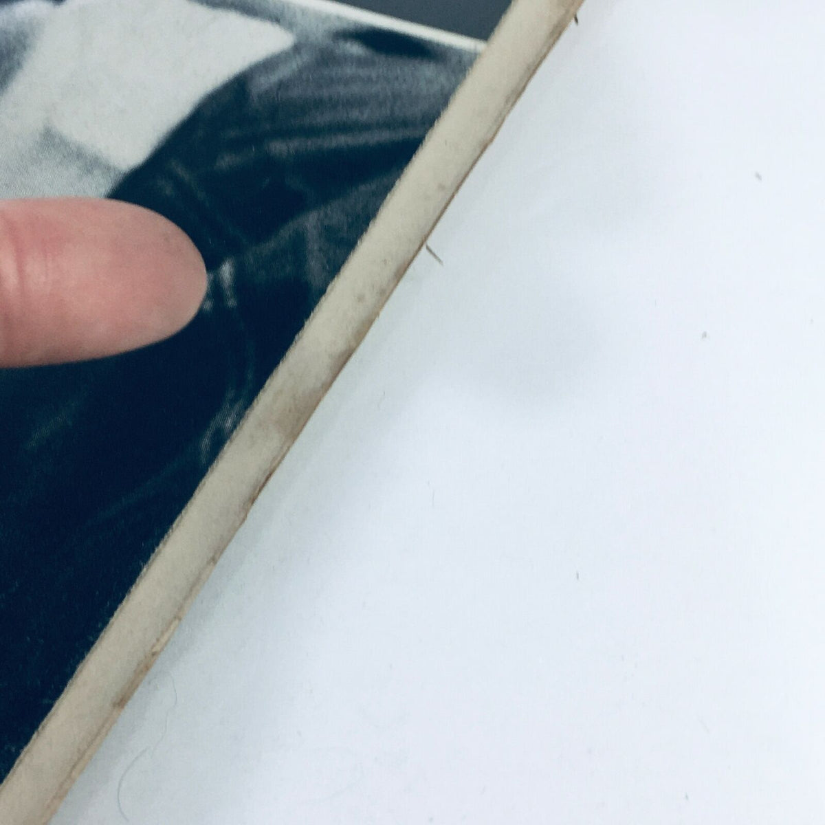 Side view of the vintage Life Magazine from July 22, 1966, revealing the worn edges and overall condition, centering on Richard Falk at the age of one second.