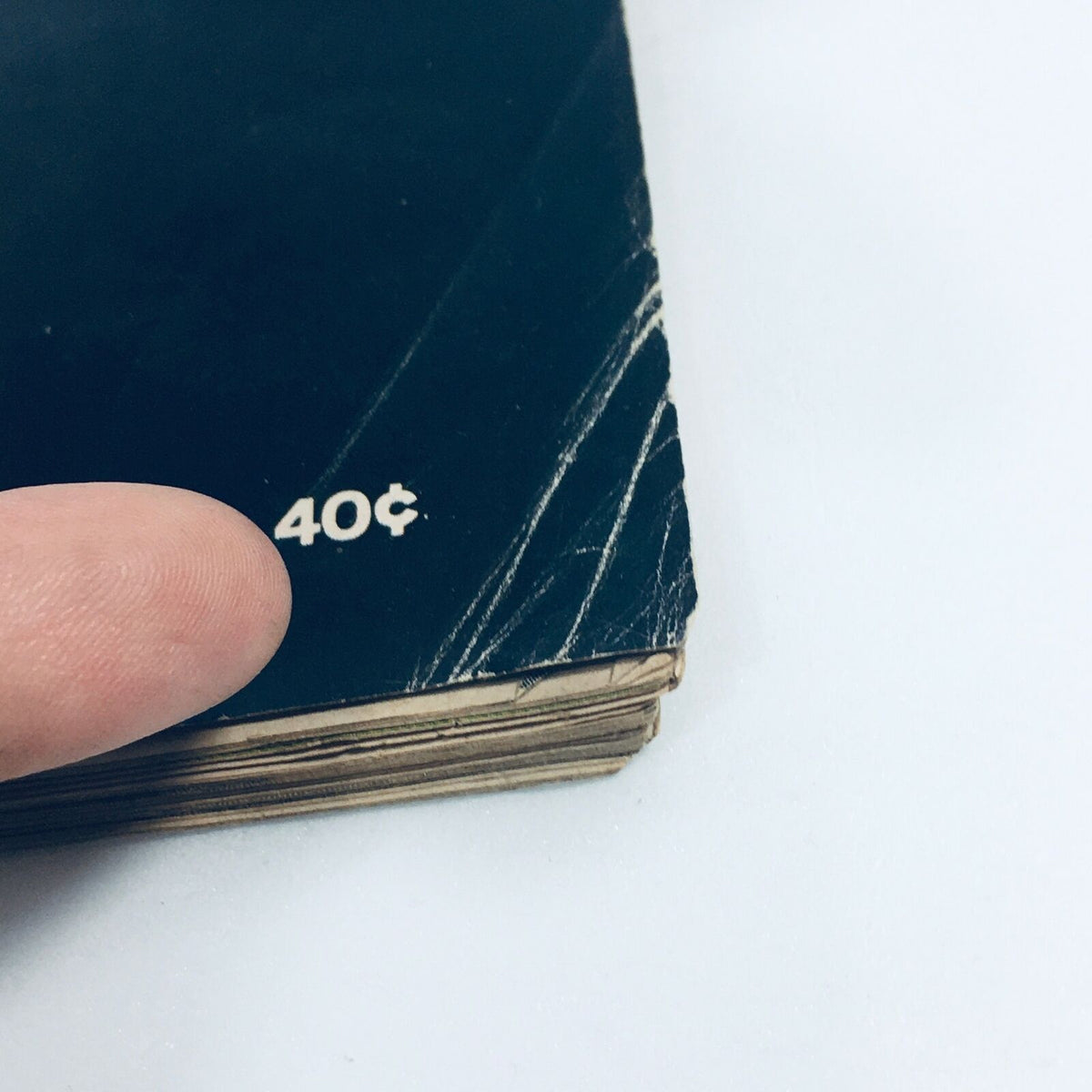 Close-up of the VTG Life Magazine June 13 1969 showing the price of 40 cents on the spine, highlighting its vintage nature.