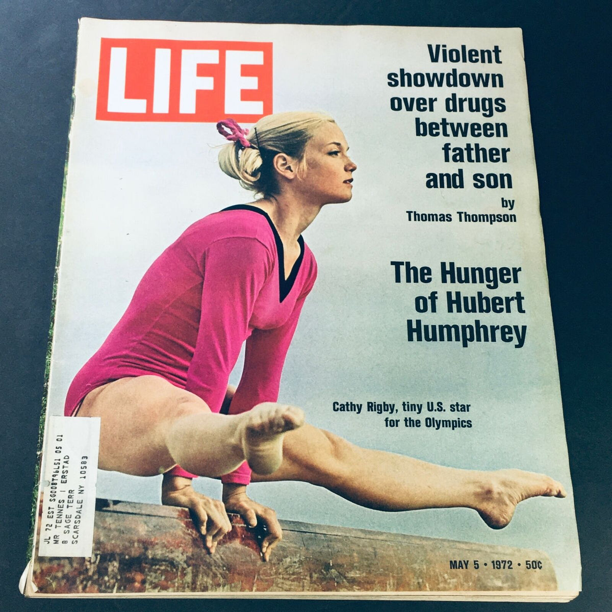 Life Magazine May 5 1972 - Violent Showdown Over Drugs by Thomas Thompson, Good Condition