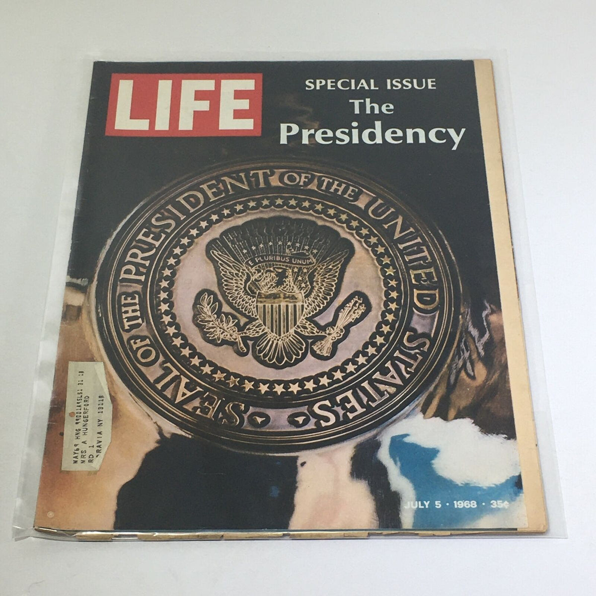 VTG Life Magazine, July 5 1968, Special Issue on The Presidency of the United States, featuring the Presidential Seal on the cover.