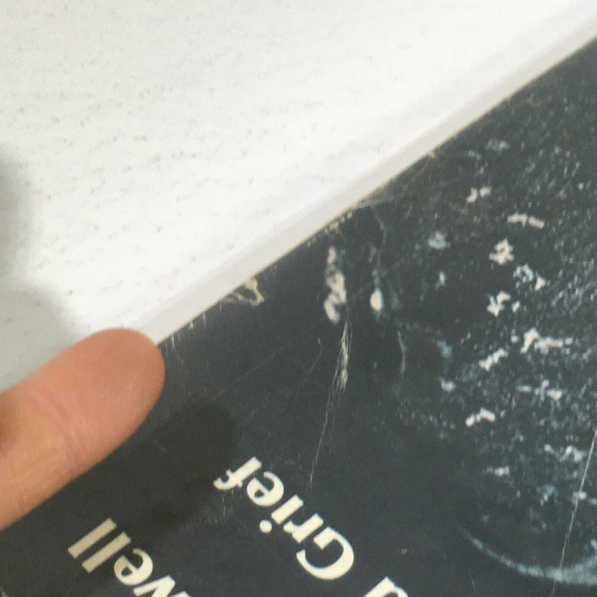 Side view showing the slightly worn edge of the VTG Life Magazine from April 19, 1968, featuring Mrs. Martin Luther King, indicating its age and quality.