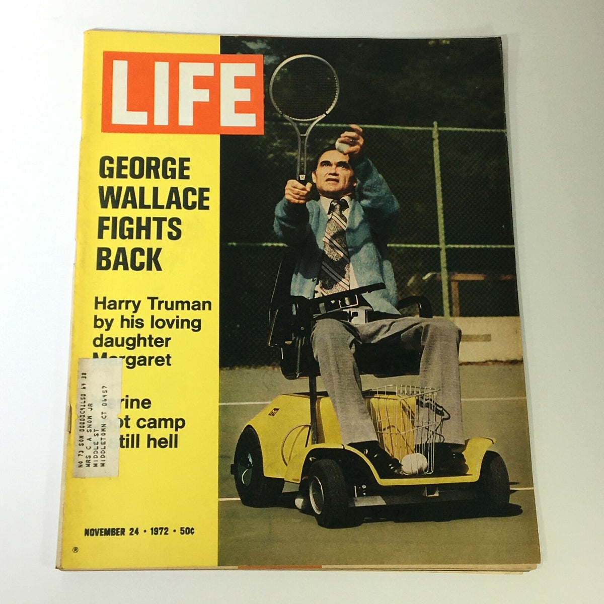 Life Magazine November 24 1972 George Wallace Cover & Harry Truman Feature - Historical Collectible