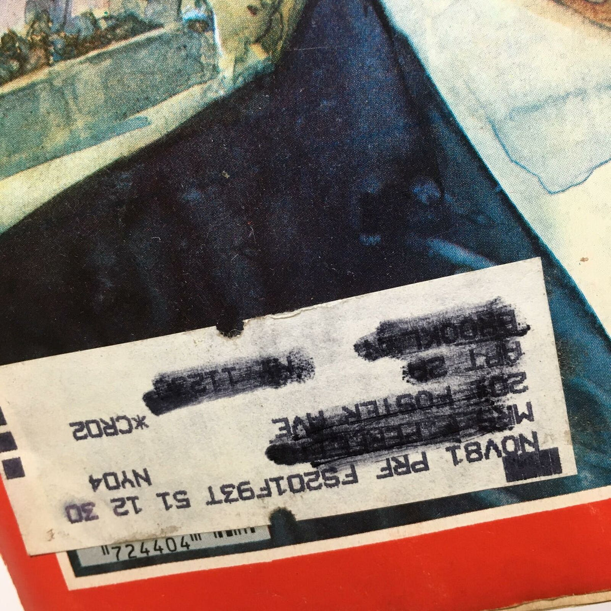 Back cover of the Time Magazine from October 19, 1981, displaying printed barcode and pricing details.