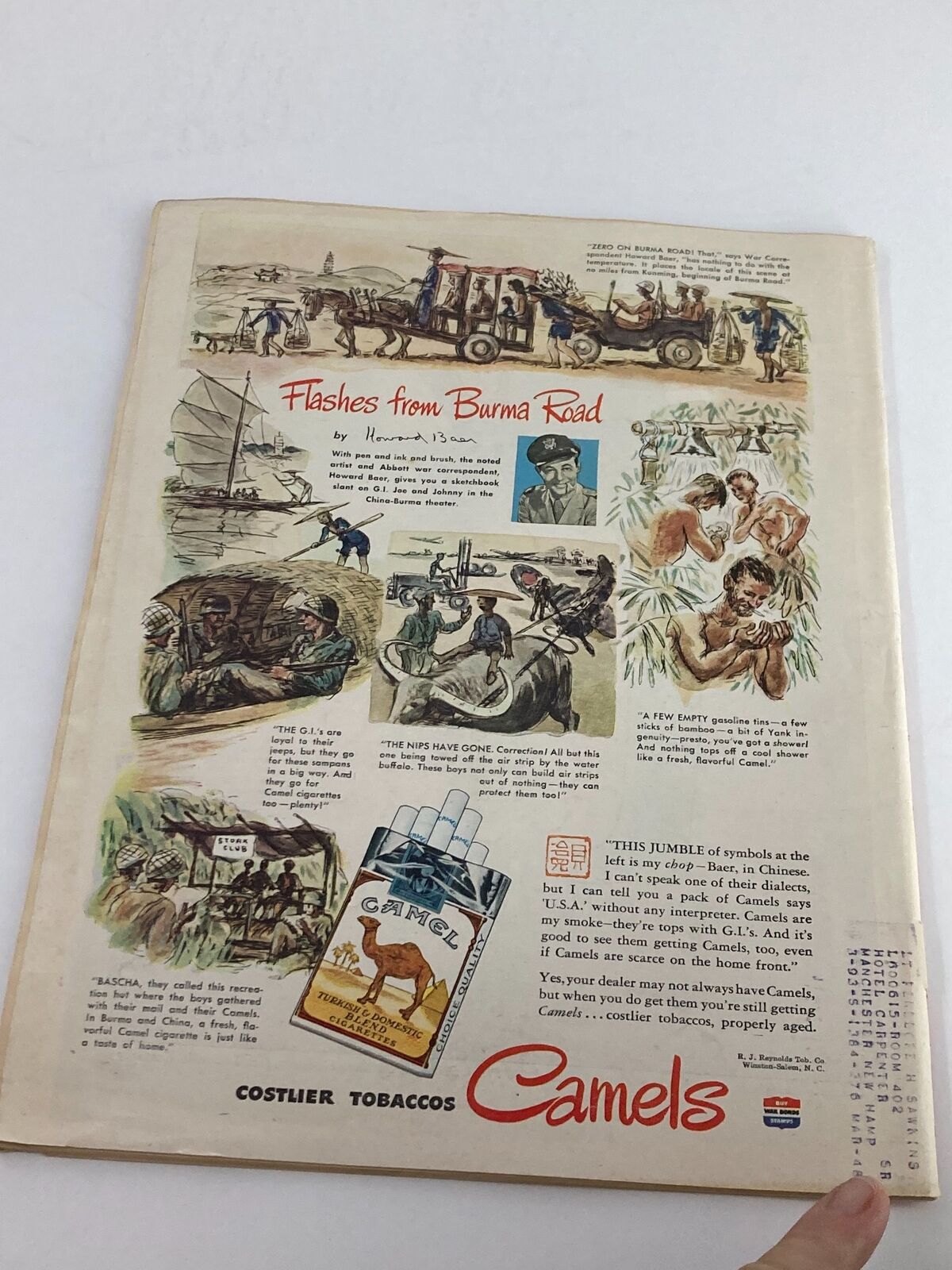 Vintage Time Magazine April 2 1945 Vol 45 #14 Gen. Ridway of The U.S. Airborne