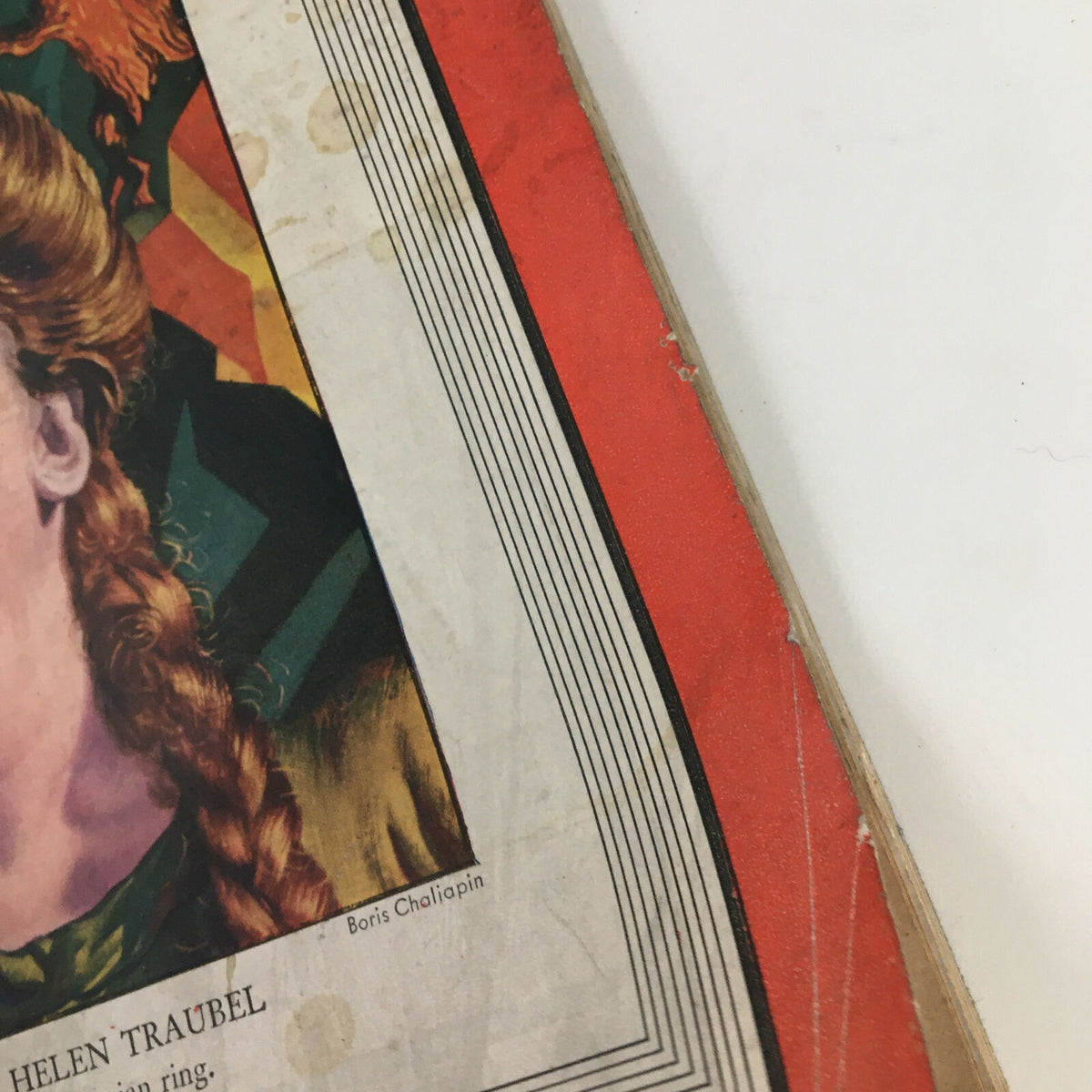 Close-up of Time Magazine November 11 1946 cover highlighting Helen Traubel's image.