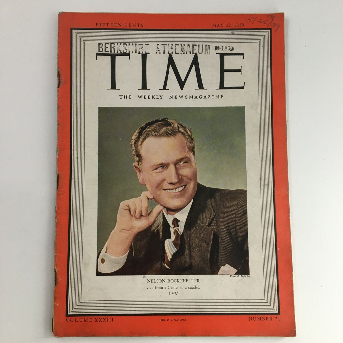 Time Magazine May 1939 - Rockefeller