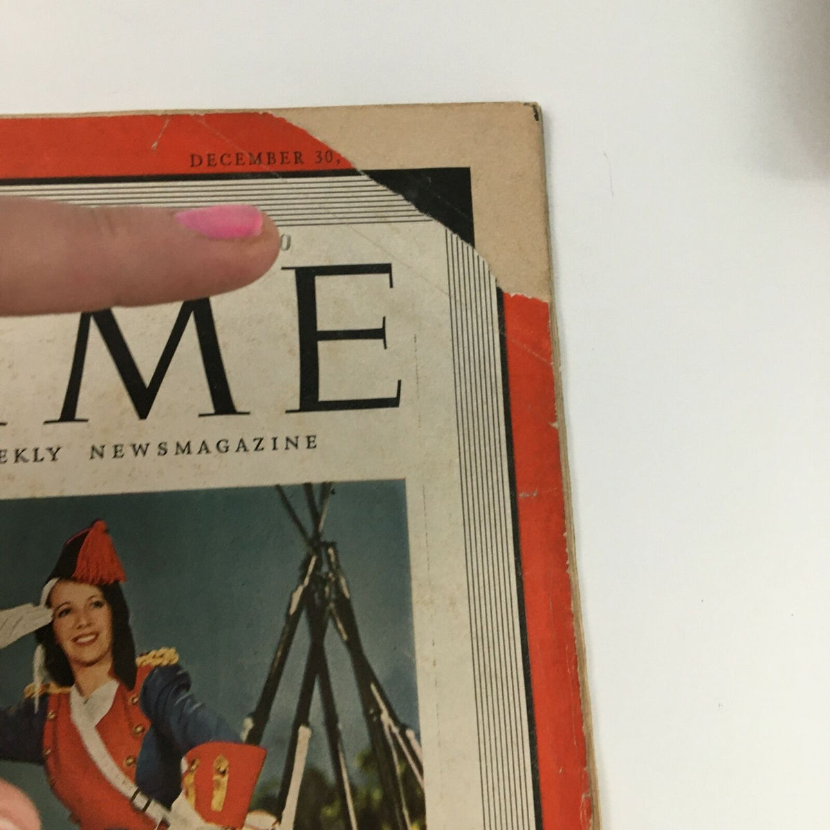Time Magazine December 30, 1940 showing the cover with a visible date and vintage design details.