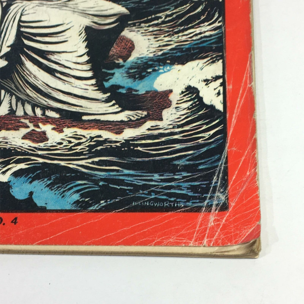 Close-up view of the vintage Time Magazine January 25, 1963, Vol. 81 #4 cover, highlighting intricate details and wear on the edges.