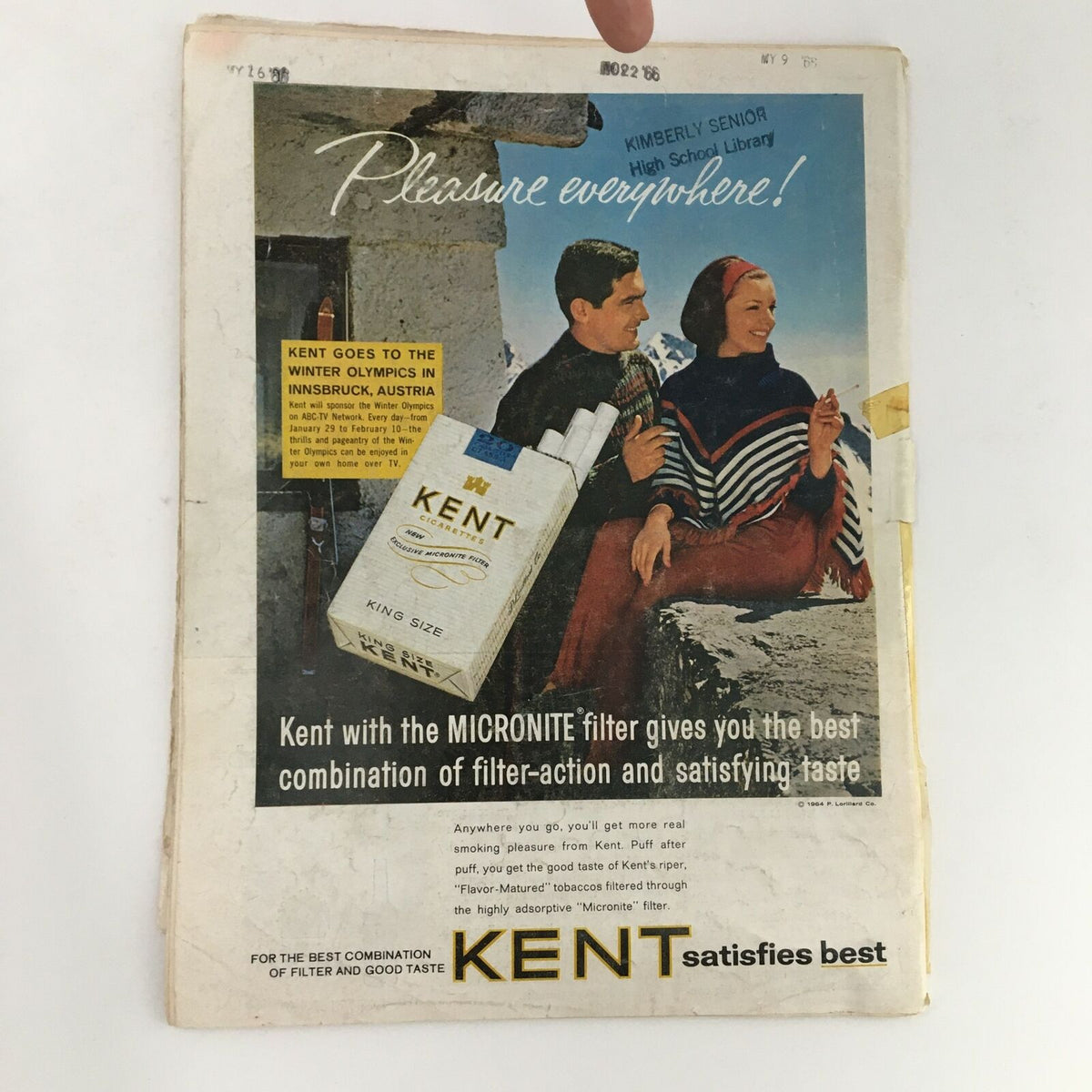 Vintage Time Magazine from January 31, 1964 featuring Thomas Mann from the State Department on the cover, showcasing historical political themes and notable wear.