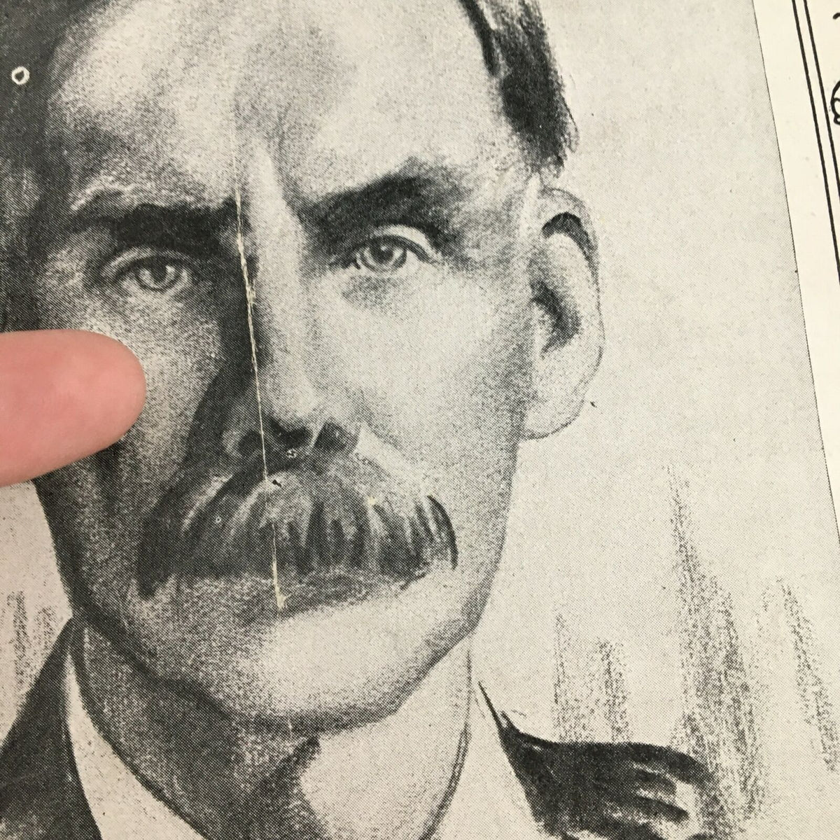 Close-up of Andrew John Volstead illustration on the cover of VTG Time Magazine March 29 1926 Vol. VII No. 13. This vintage magazine highlights significant figures from the 1920s.