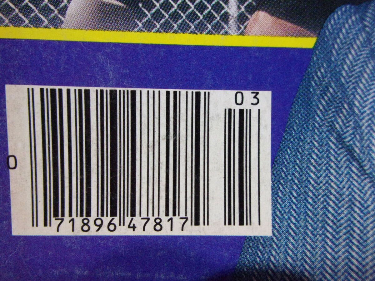 Barcode details from the back cover of Sports Preview Wrestling magazine, essential for collectors and inventory tracking.