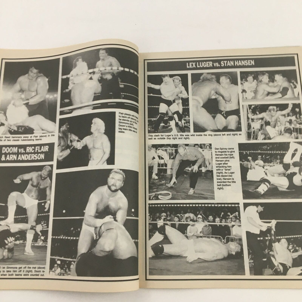 Sports Review Wrestling Magazine February 1991 Jerry Lawler & The Bulldog