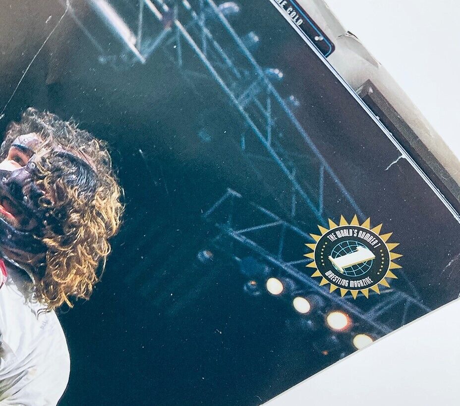 Close-up of WWF World Wrestling Federation Magazine March 1999 cover detail, showcasing Mick Foley and the magazine's special logo.