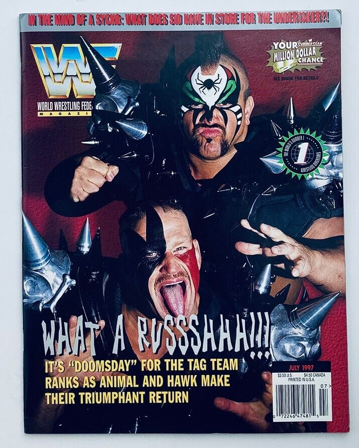 WWF Magazine July 1997 Animal & Hawk