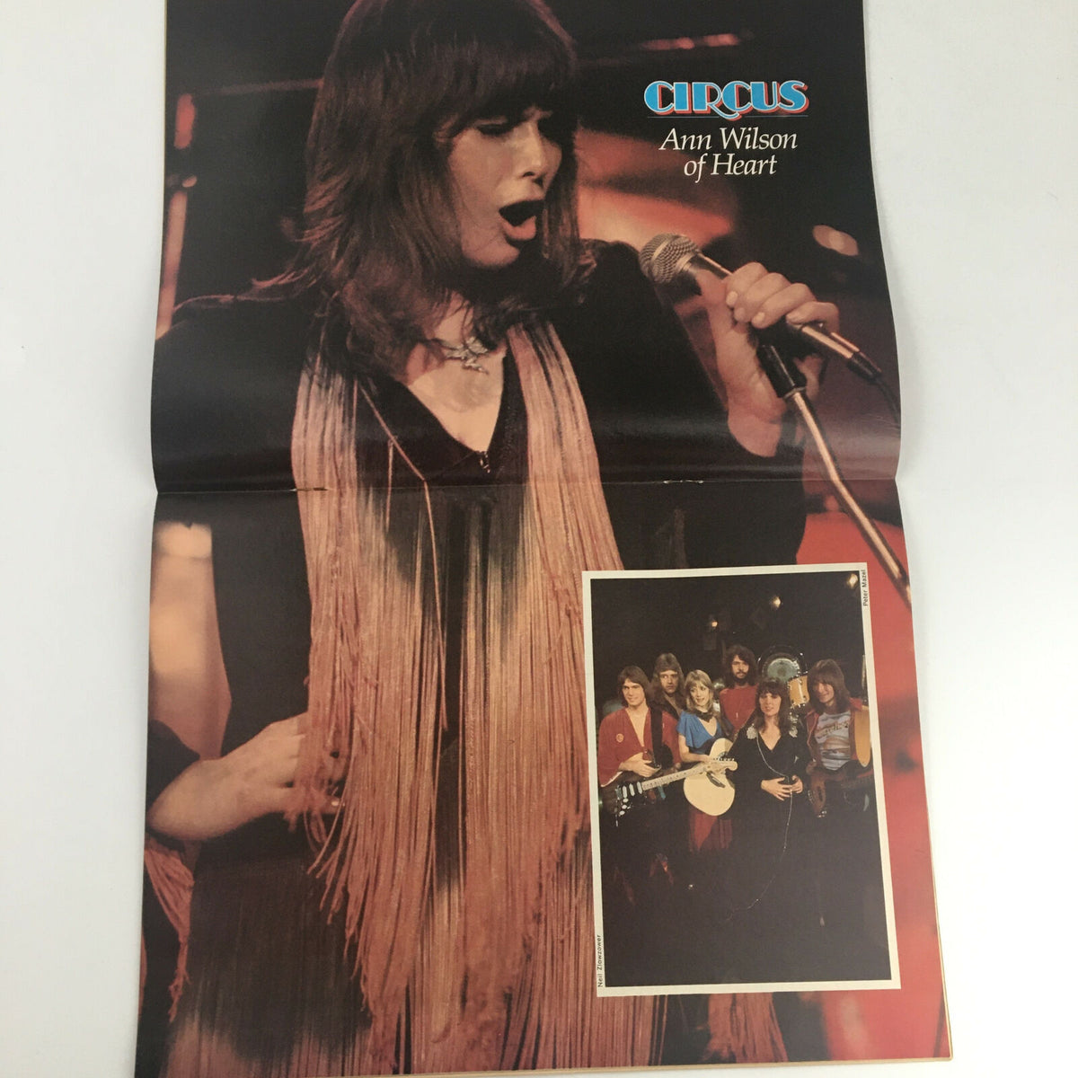 Circus Magazine July 21 1977 featuring Ann Wilson of Heart performing on stage, showcasing a vibrant image of the iconic singer from the 70s music scene.