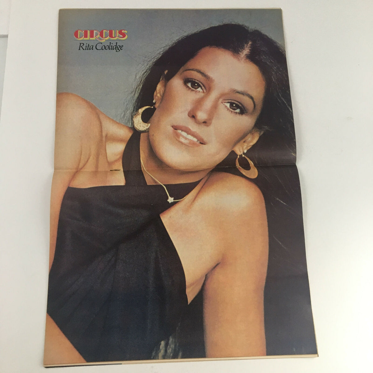 Rita Coolidge poster from Circus Magazine November 10 1977, capturing the iconic singer in a stunning portrait, showcasing her signature style.