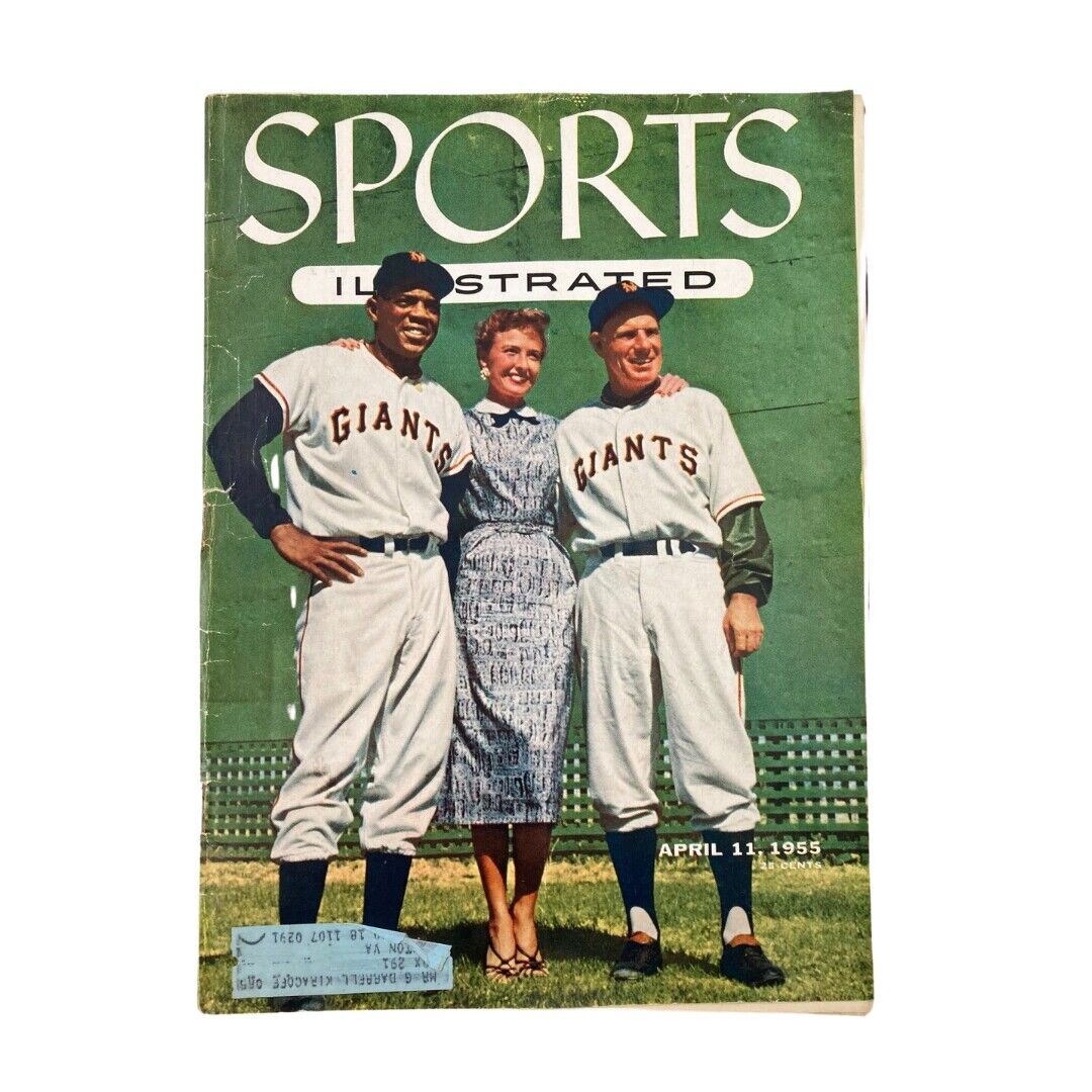 Sports Illustrated Magazine April 11 1955 Willie Mays Leo & Loraine Durocher