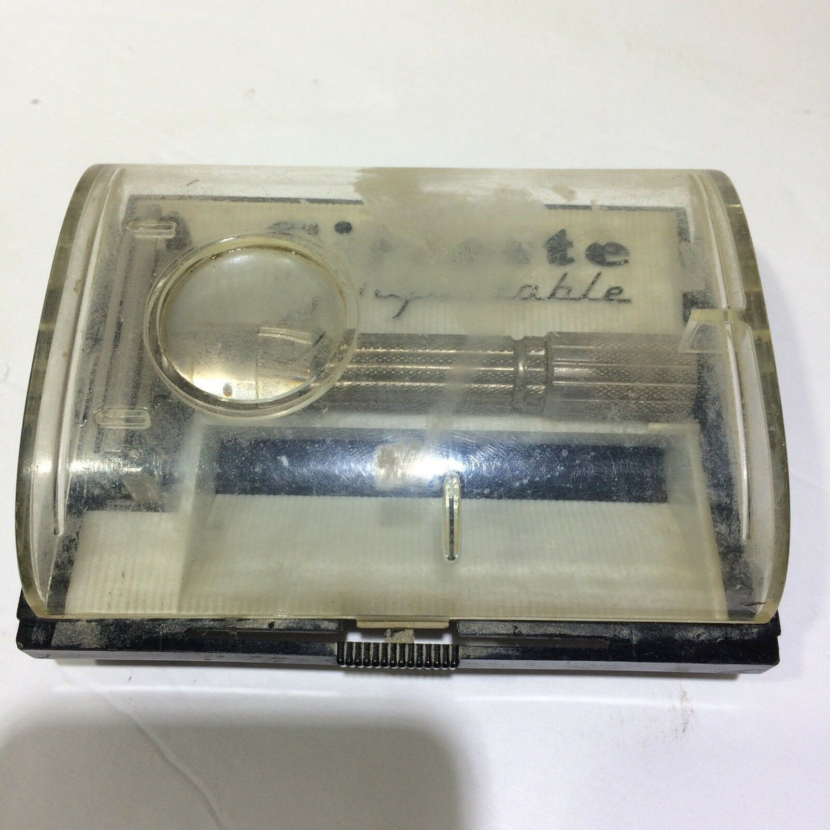 Vintage Gillette Adjustable Safety Razor With Original Case, "FATBOY"
