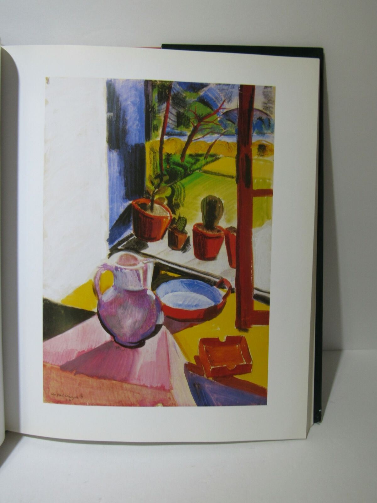Artistic illustration featured in 'The Keiselbach Collection Modernism Hungarian 1900-1950 by Tamas Keiselbach', showcasing a vibrant still life with jars and pots.