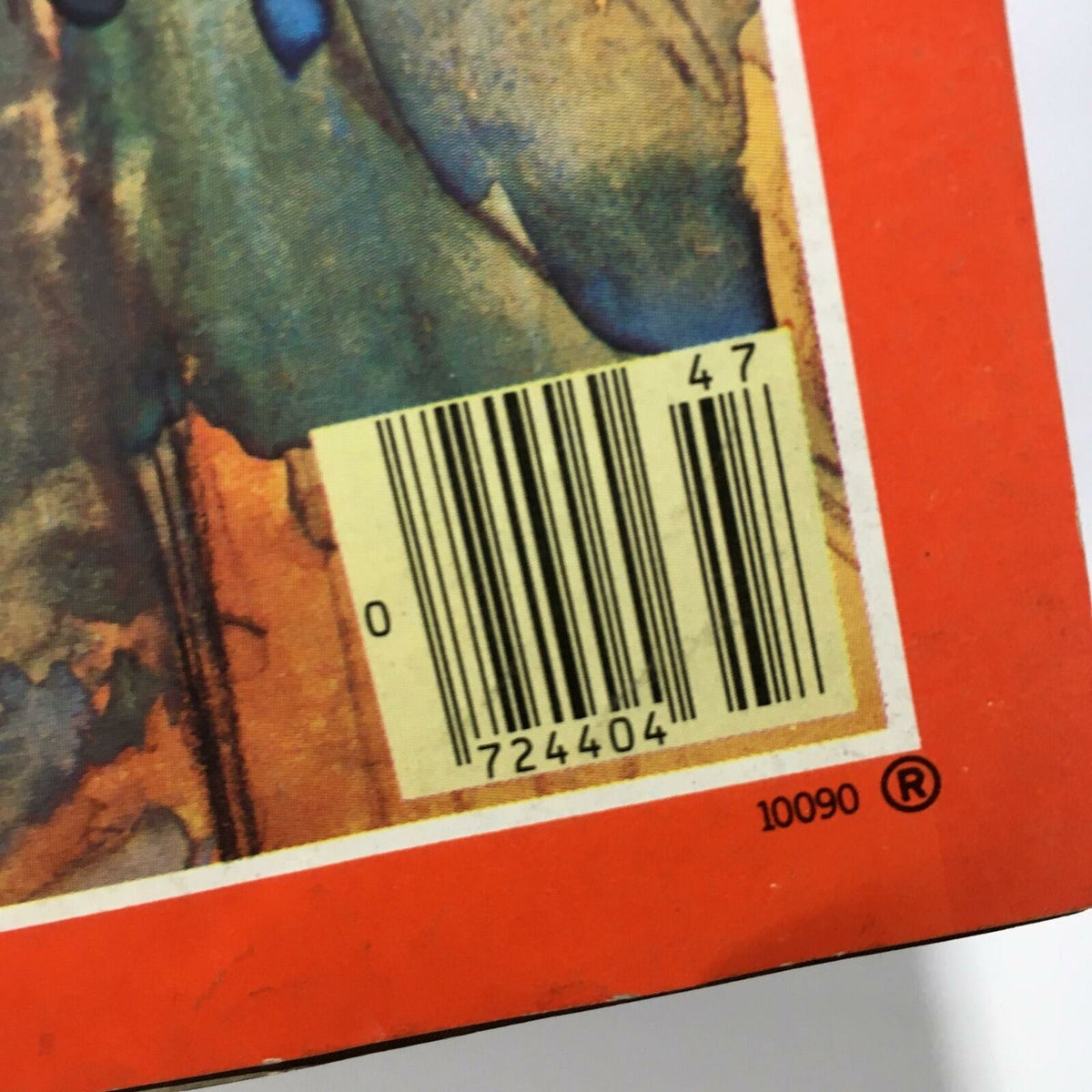 Back cover detail of Time Magazine from November 19, 1979, featuring a barcode and colors related to the historical edition discussing Ayatullah Khomeini.