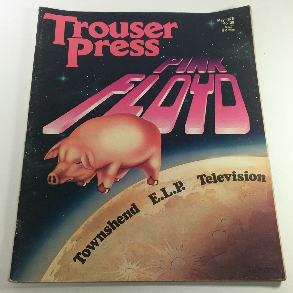 Vintage Trouser Press Magazine: May 1978 - Pink Floyd Townshend, E.L.P. & Television