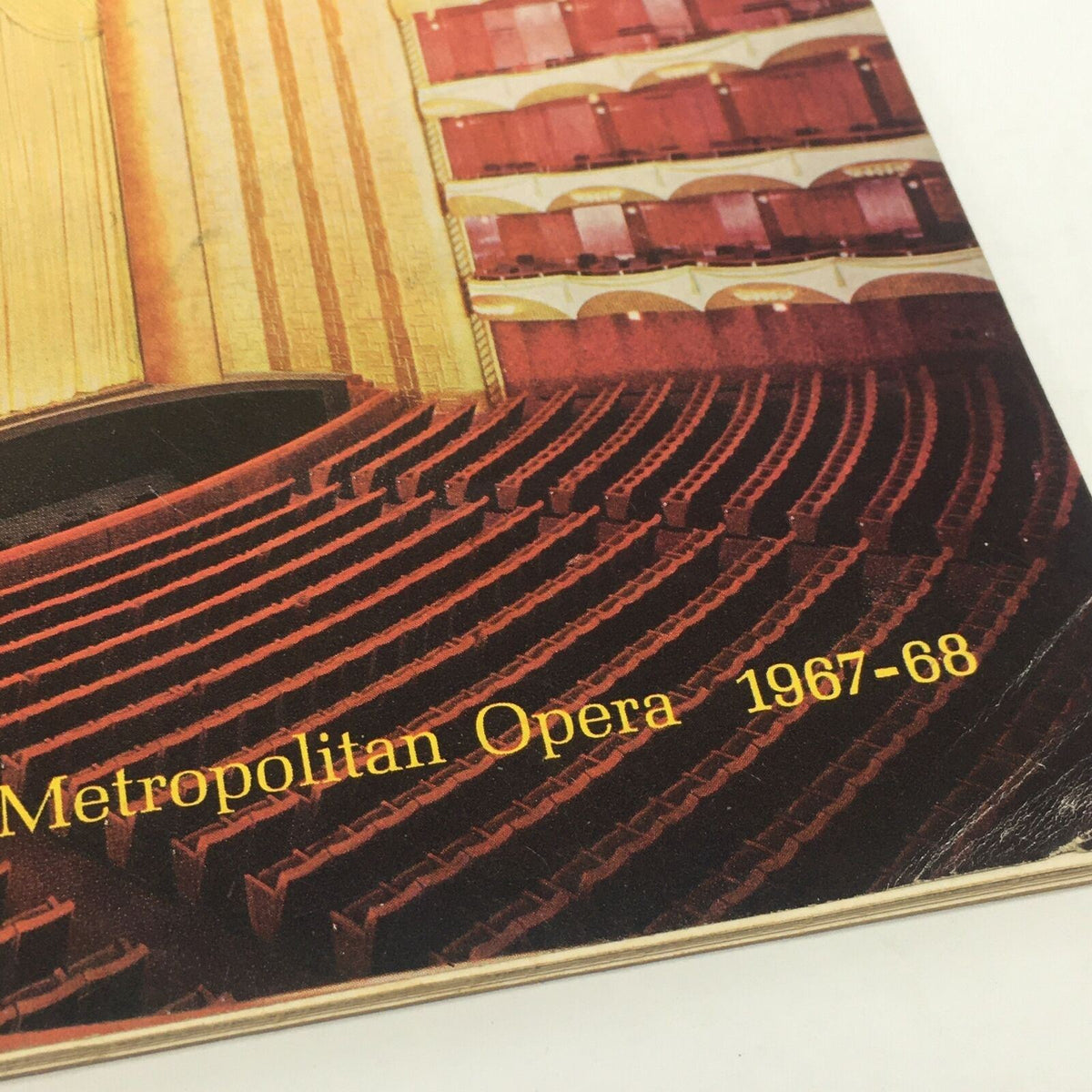 Vintage Lincoln Center For Performing Arts Metropolitan Opera 1967 - 1968
