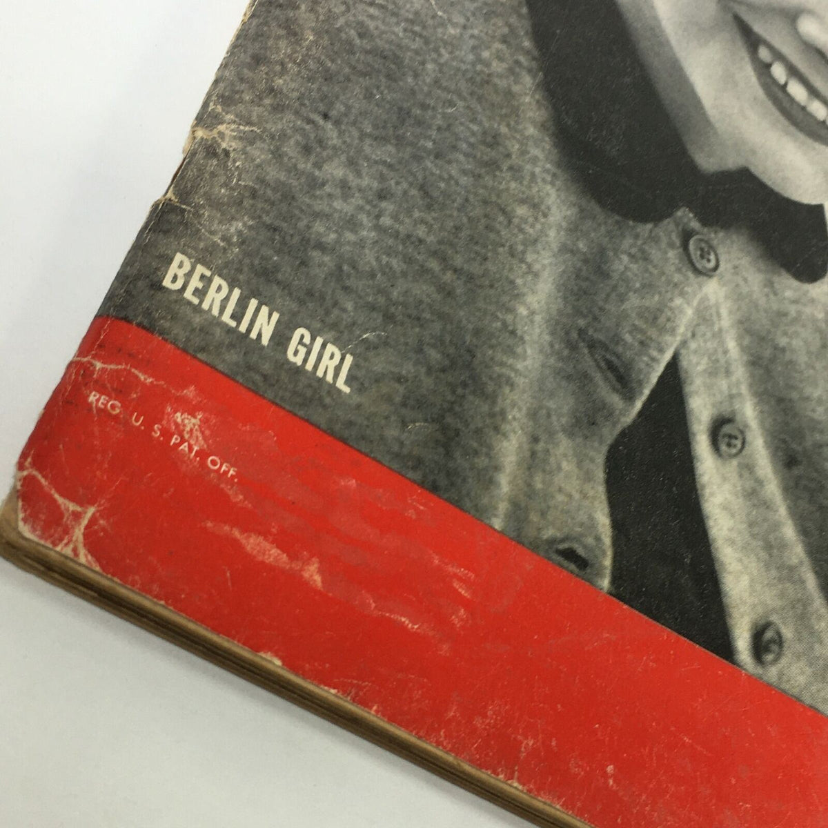 Close-up view of the Life Magazine cover from December 4, 1950 showing the title 'Berlin Girl' on the magazine, conveying the essence of life in post-war West Berlin.