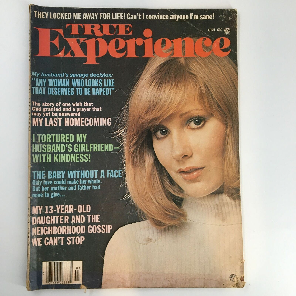 True Experience Magazine April 1976 cover featuring themes of resilience and storytelling, highlighting the cover story 'The Little Boy Who Saved My Life'.