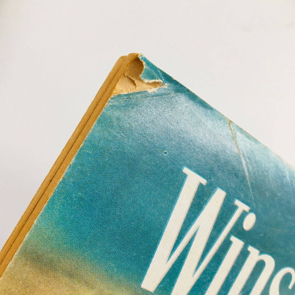 Corner detail of the cover of VTG Baseball Digest Magazine May 1974, showing wear and tear typical of vintage publications, with the title visible.