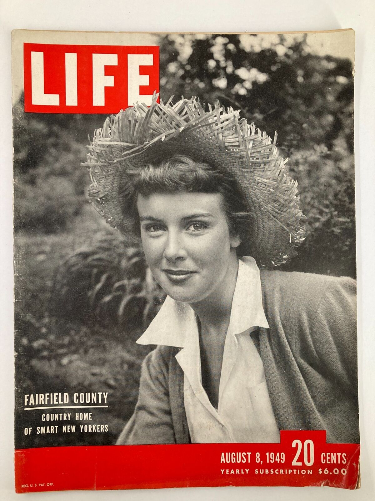 Life Magazine August 8 1949 Fairfiedl County Home of New Yorkers No Label