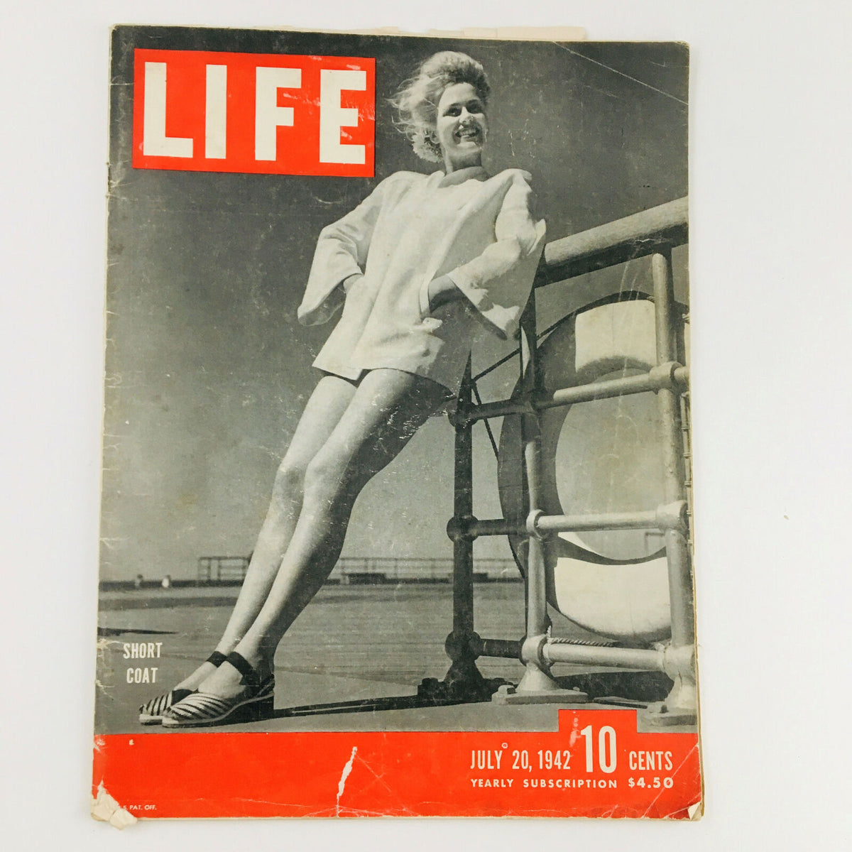 Life Magazine July 20, 1942 Featuring World War II Era Short Coat - Vintage Collector's Item