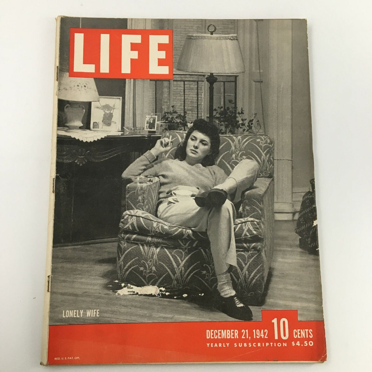 Life Magazine December 21 1942 Lonely Wife Cover Wartime Life Historical Magazine