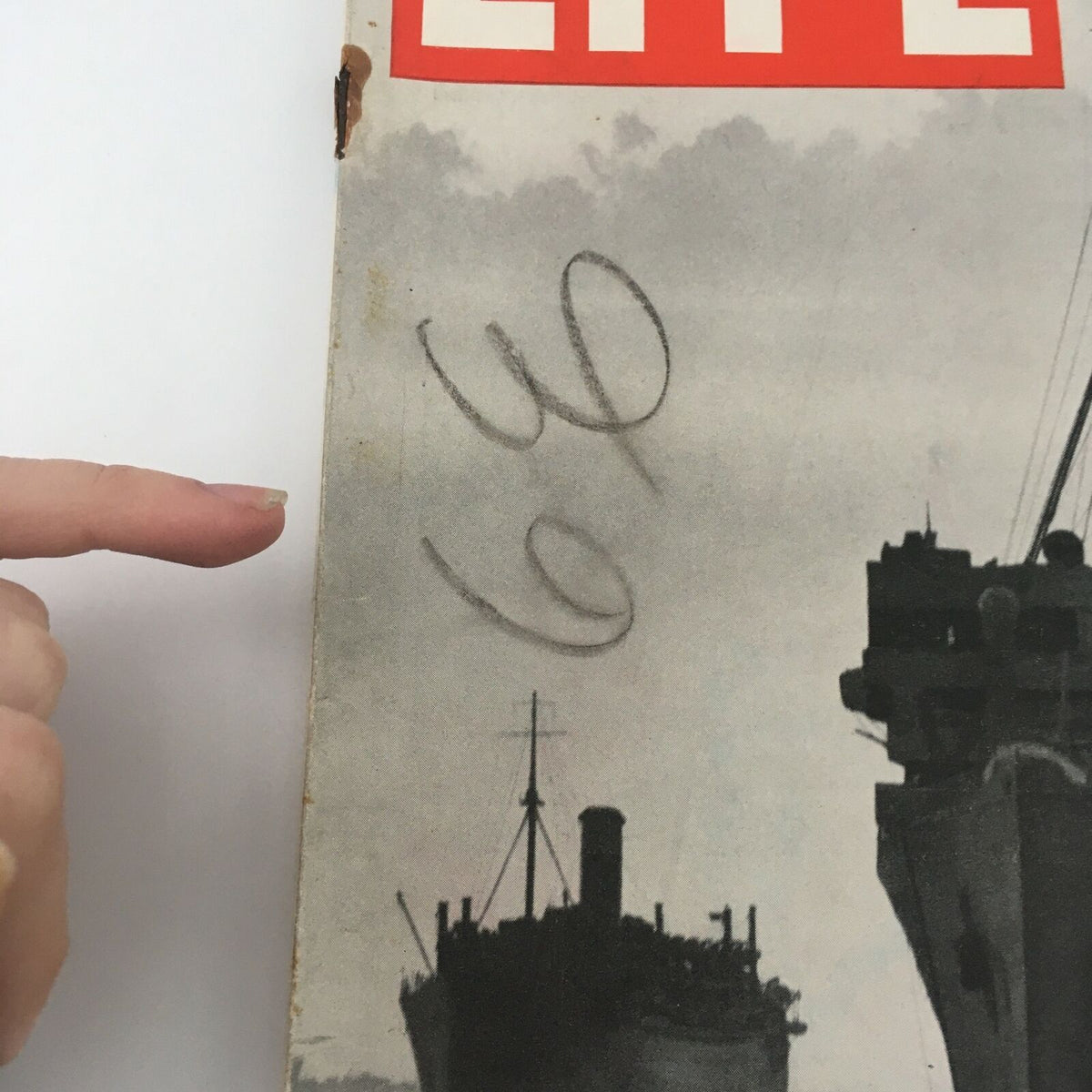Life Magazine July 27, 1942 - Historic Photo of Allied Atlantic Convoy in World War II