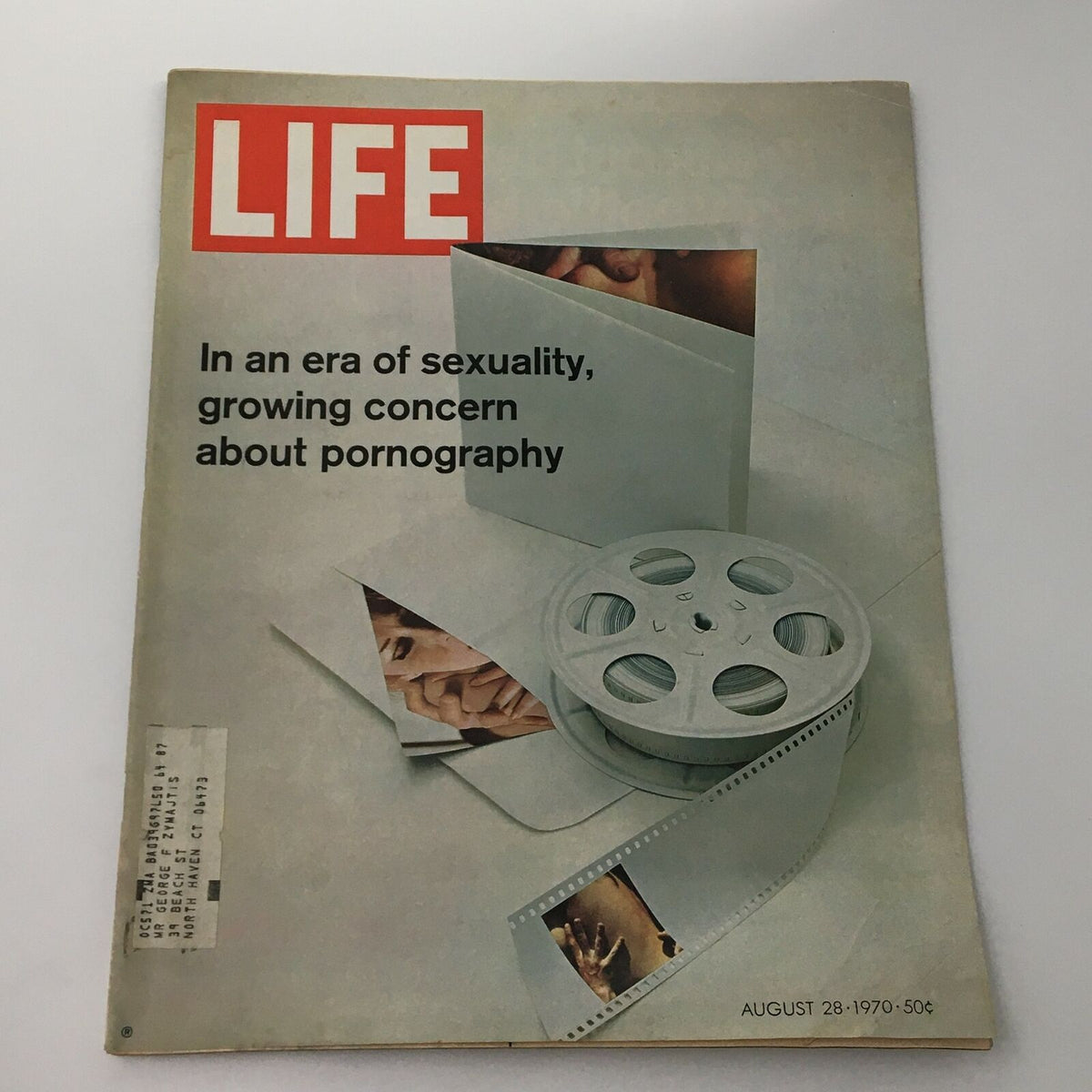 Life Magazine August 28, 1970 - Growing Concern About Pornography, Cultural Commentary & Retro Design