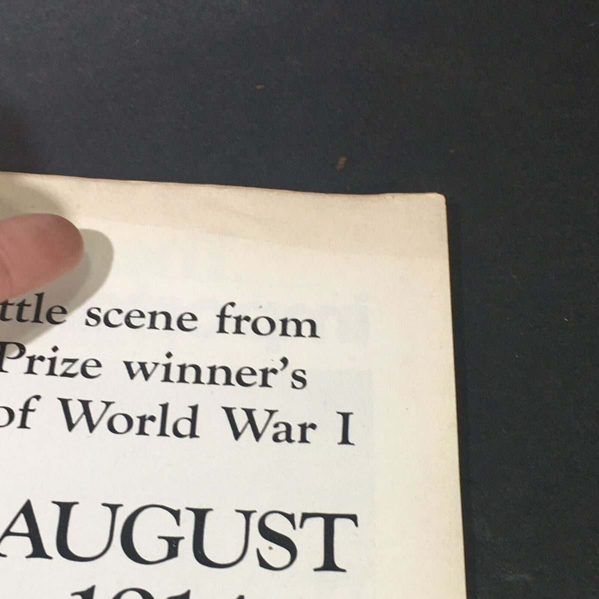 Close-up view of the inside page of VTG Life Magazine from July 23, 1972, showing a text excerpt about a battle scene from World War I.