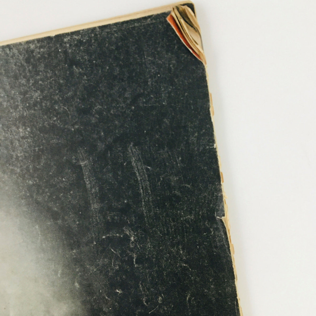 Top corner detail of the cover of VTG Life Magazine October 23 1944, showing scuffs and wear, indicative of its age and use as a historical collectible.