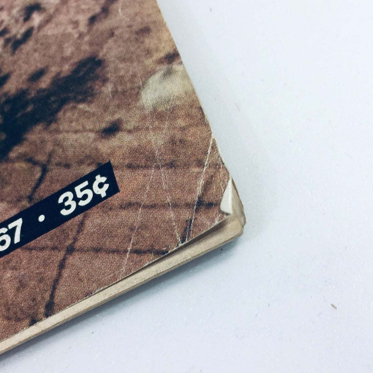 Close-up image of the edge of the VTG Life Magazine from March 10, 1967, showing minor wear and character, part of The Career of a Great Editor Henry R. Luce.