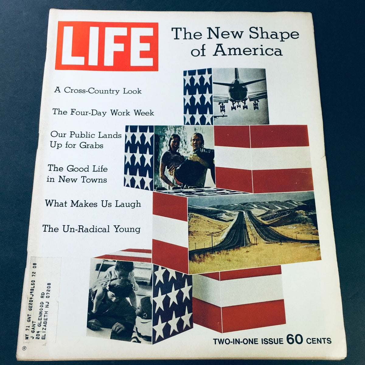 Life Magazine January 8 1971 - The Un-Radical Young & Good Life New Towns - Good Condition