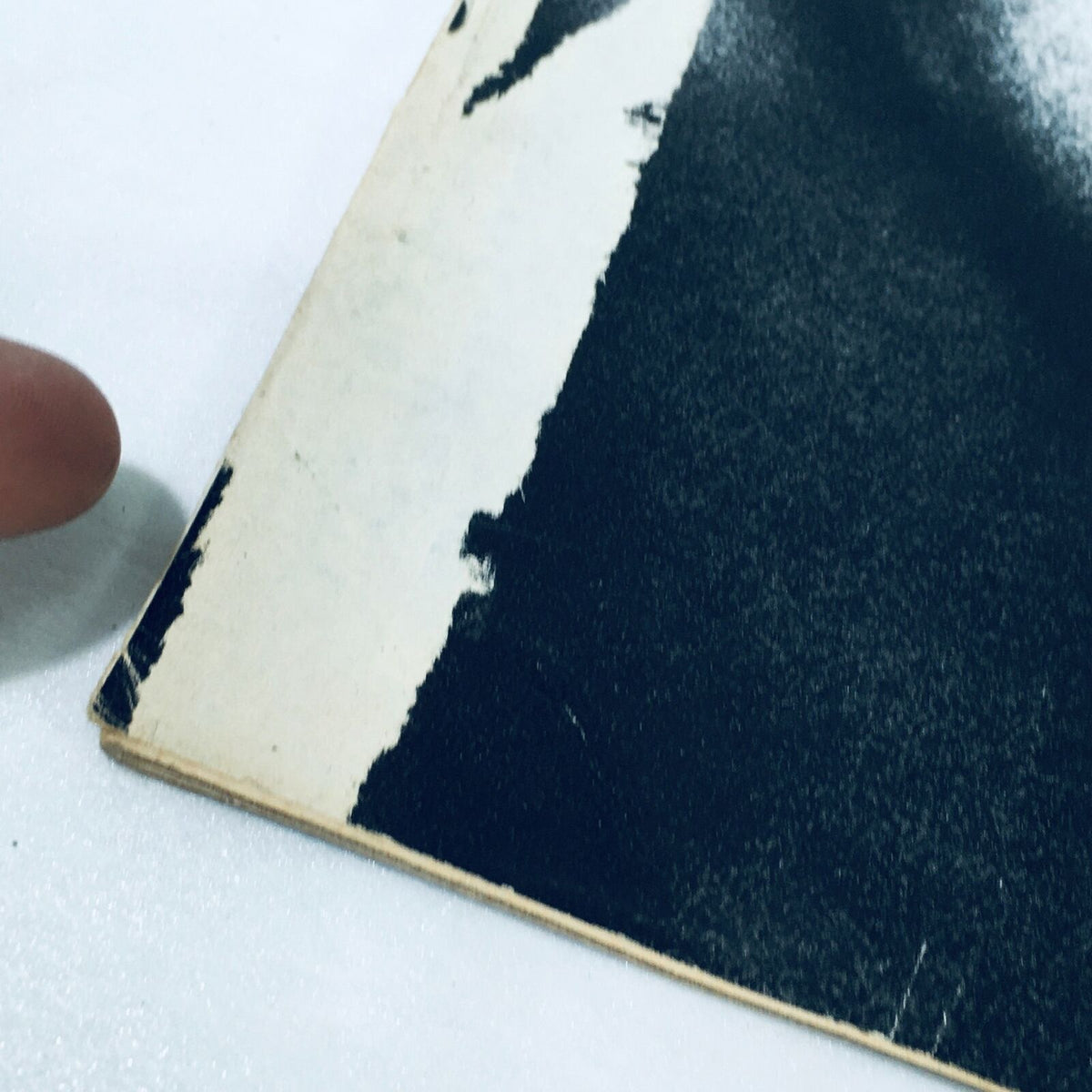 Close-up view of the edge of the VTG Life Magazine October 6 1972, showing minor wear and imperfections.