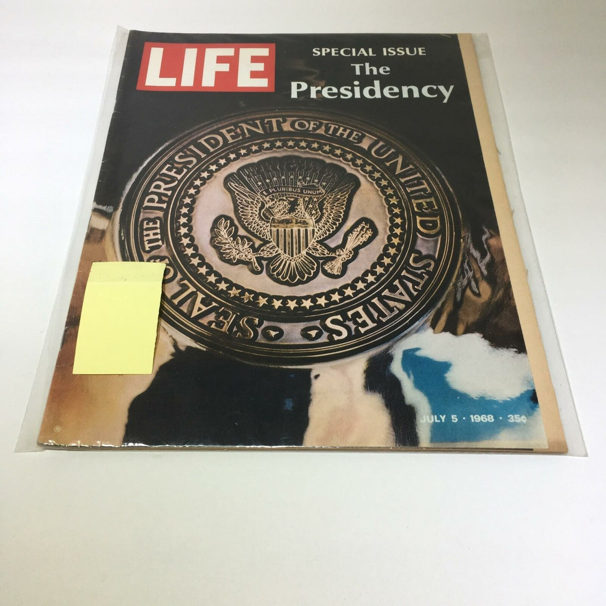 VTG Life Magazine July 5 1968 special issue on The Presidency featuring an iconic cover design with the Presidential seal.