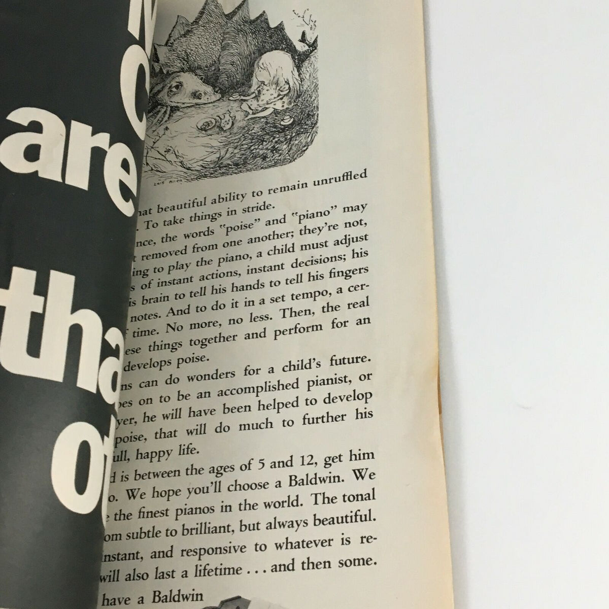 Interior page of VTG Life Magazine March 14 1969 with text, showcasing the magazine's rich narratives and illustrations relevant to its content.
