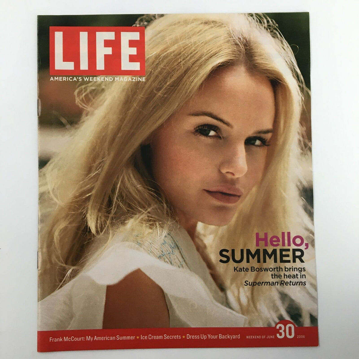 Life Magazine Newspaper Insert Kate Bosworth June 30 2006 No Label VG